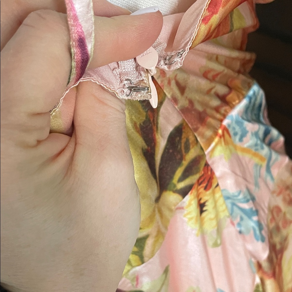 ASOS Flora V-Neck Maxi Dress Size 8 Tropical Evening Wedding Destination - Picture 14 of 14